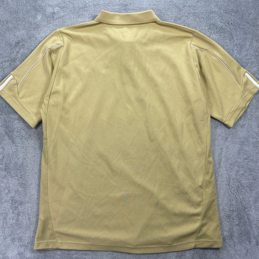 Adidas Polo Shirt Mens XL Gold UCLA Bruins ClimaCool Short Sleeve Athletic